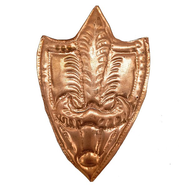 Mini Escudo Cobre Para Assentamento De Orixa