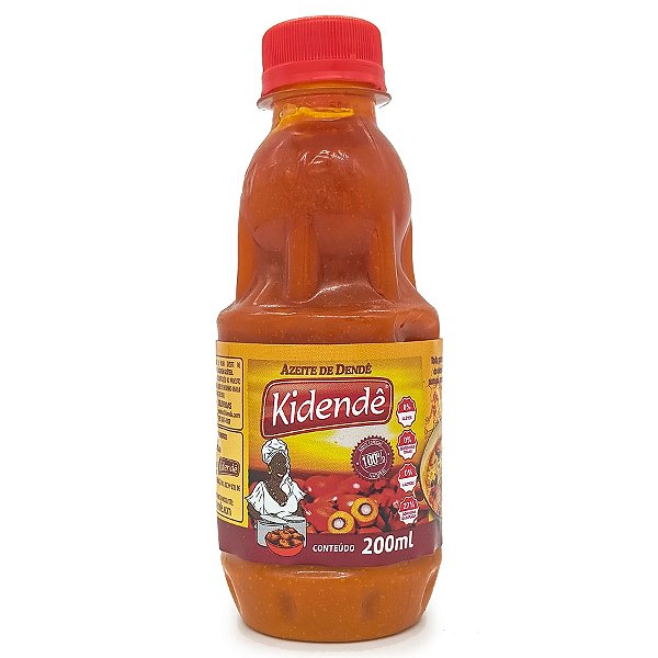 Azeite De Dendê 200ML Óleo De Palma Kidendê