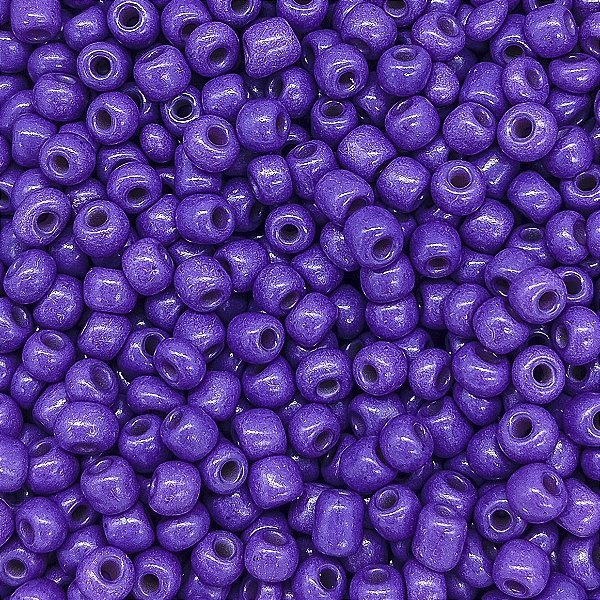 Pacote 500G Conta De Missanga Leitosa Roxo