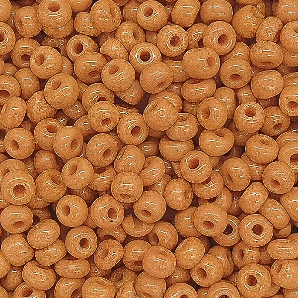 Pacote 500G Conta De Missanga Leitosa Laranja