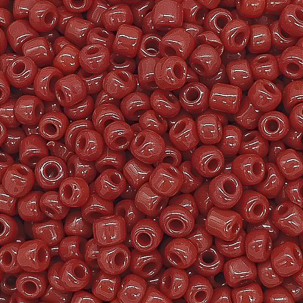 Miçanga Pacote 500g Conta de Missanga Leitosa Vermelho Escuro