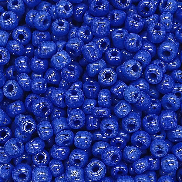 Miçanga Pacote 500g Conta de Missanga Leitosa Azul Marinho