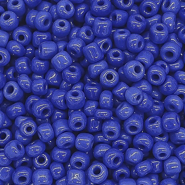 Pacote 500G Conta De Missanga Leitosa Azul Marinho