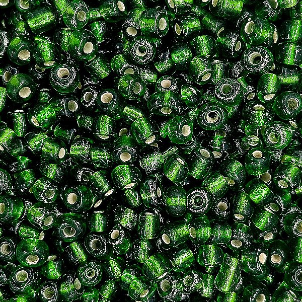 Miçanga Pacote 500g Conta de Missanga Cristalizada Verde