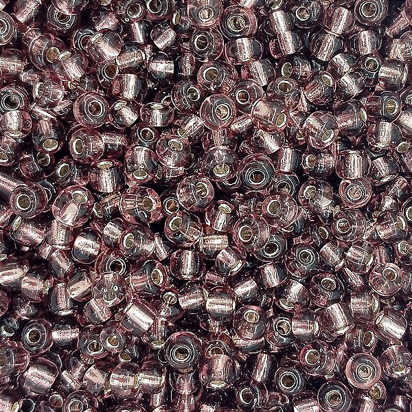 Miçanga Pacote 500g Conta de Missanga Cristalizada Roxo