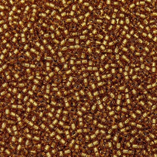 Miçanga Pacote 500g Conta de Missanga Cristalizada Dourado