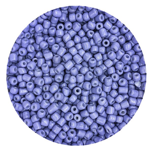 Miçanga Pacote 100g Conta de Missanga Leitosa Azul Jeans