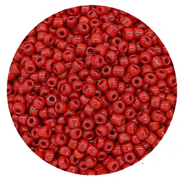 Miçanga Pacote 100g Conta de Missanga Leitosa Vermelho Escuro