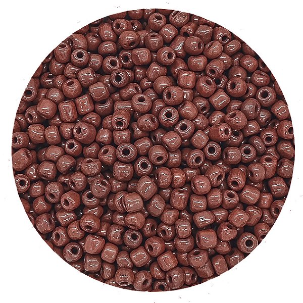 Miçanga Pacote 100g Conta de Missanga Leitosa Terracota