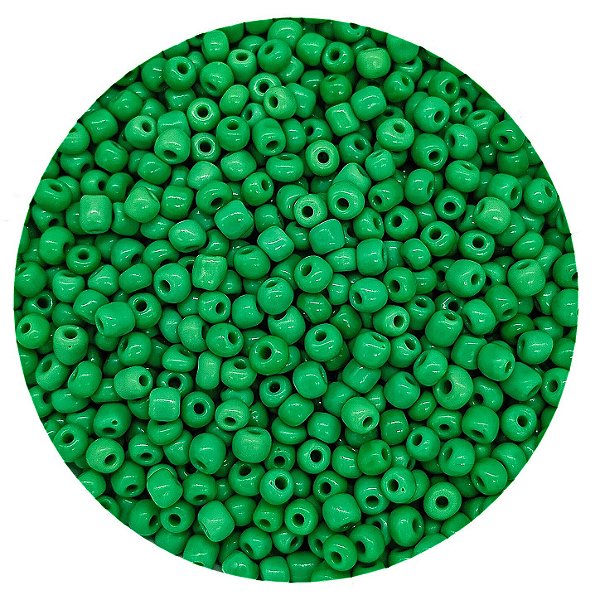 Miçanga Pacote 100g Conta de Missanga Leitosa Verde