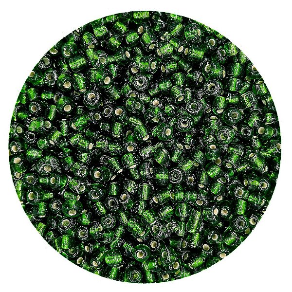 Miçanga Pacote 100g Conta de Missanga Cristalizada Verde