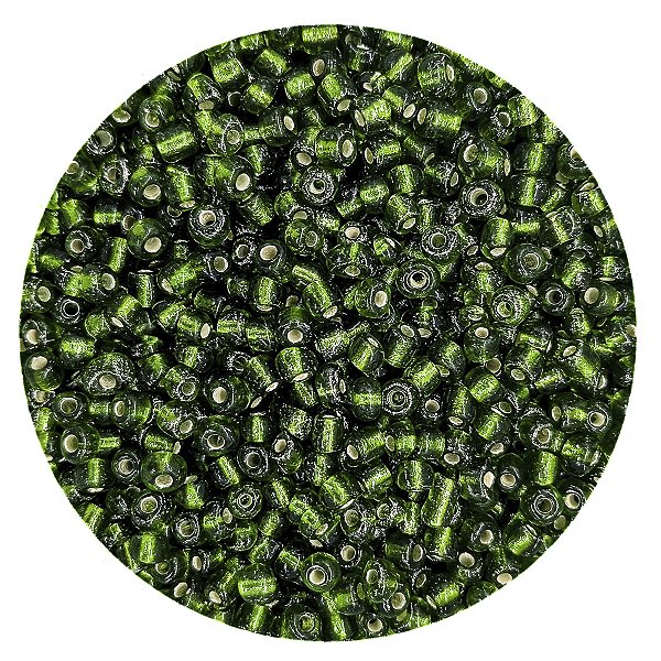 Pacote 100G Conta De Missanga Transparente Verde