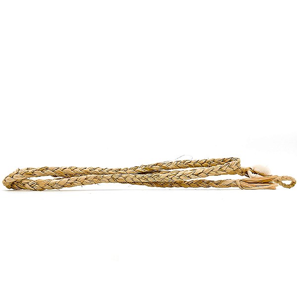 Contra Egun Trançado De Palha Da Costa C/ Um (1) Búzio