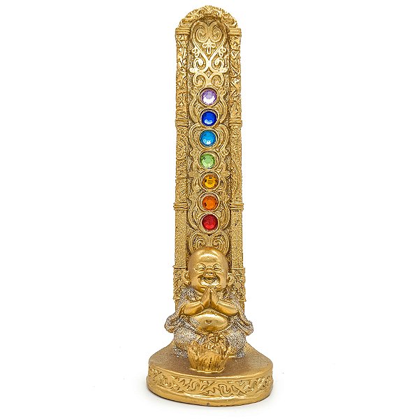 Incensario Porta Incenso Sete (7) Chakras Buda