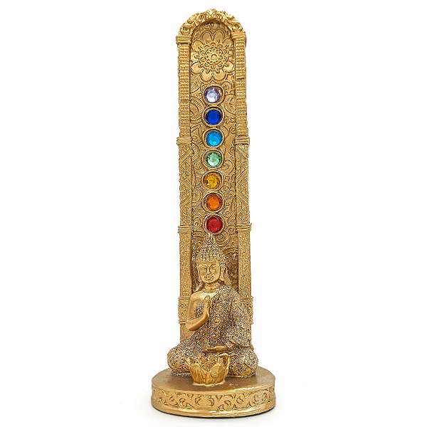 Incensario Porta Incenso Sete (7) Chakras Buda Tibetano