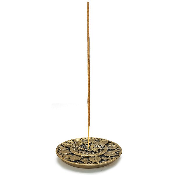 Incensario Porta Incenso Prato 10Cm Buda Tibetano