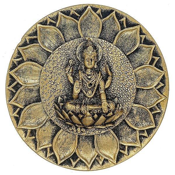 Incensario Porta Incenso Prato 10Cm Buda Tibetano