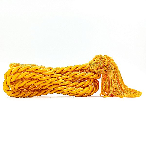 Fiel Cordão De São Francisco Amarelo 2M C/ Tassel