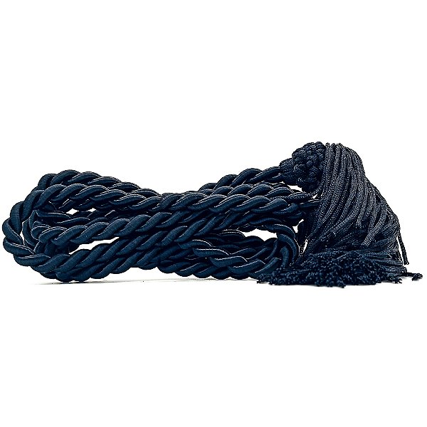 Fiel Cordão De São Francisco Preto 2M C/ Tassel