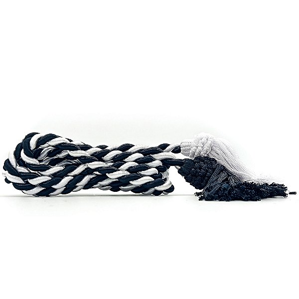 Fiel Cordão De São Francisco Preto/Branco 2M C/ Tassel