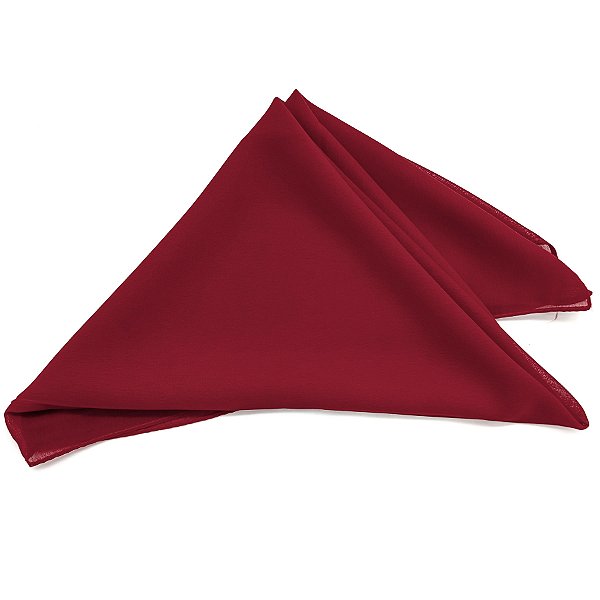 Lenço De Tecido Bordo Premium Liso Para Boiadeiro