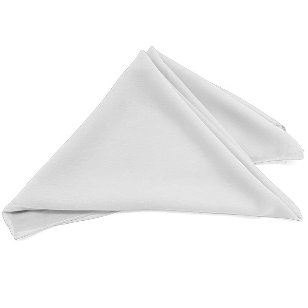 Lenço De Tecido Branco Premium Liso Para Boiadeiro