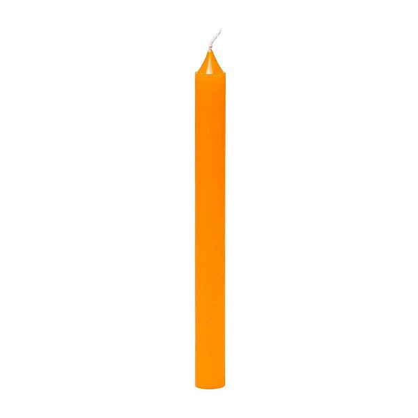 Vela Palito De Parafina Unidade Laranja