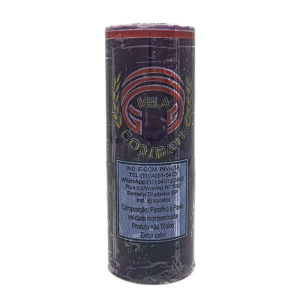 Vela De 7 Dias 50Mm Parafina Roxa Unidade Combate