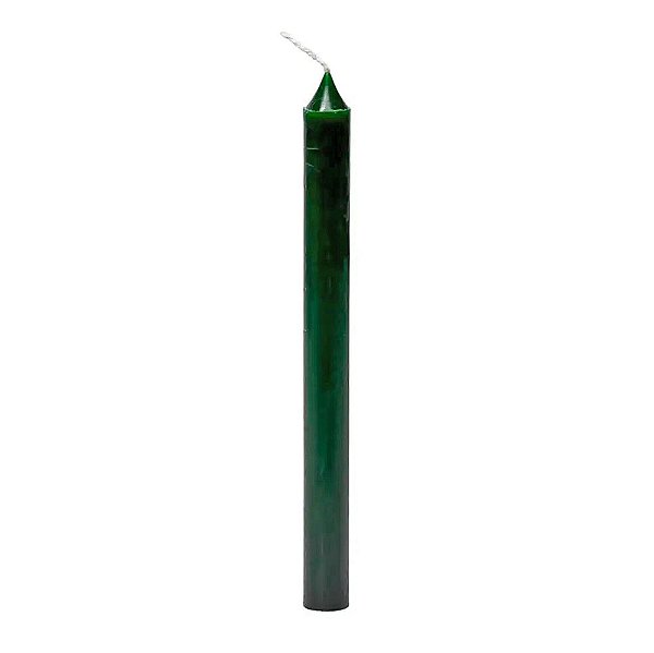 Vela Grande 12H De Parafina Unidade Verde