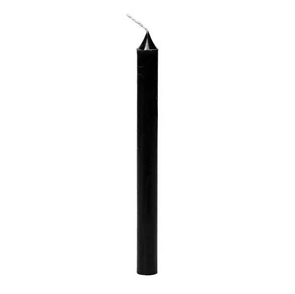 Vela Grande 12H De Parafina Unidade Preto