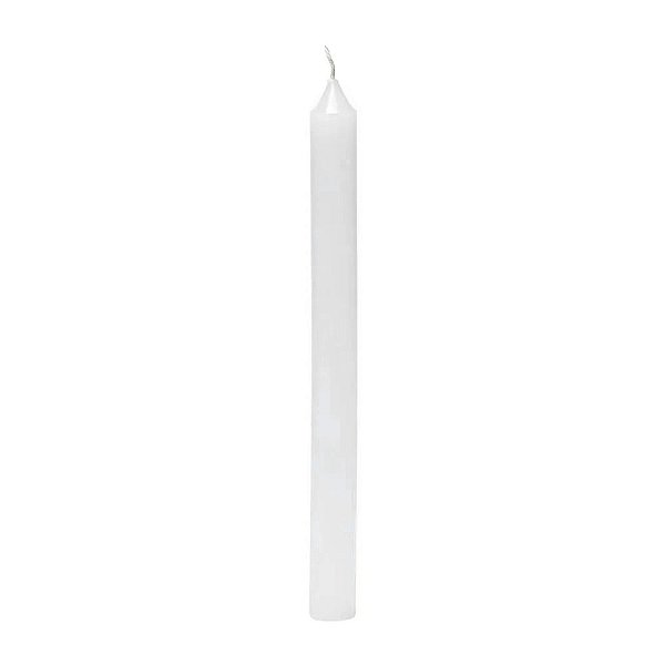 Vela Grande 12H De Parafina Unidade Branco