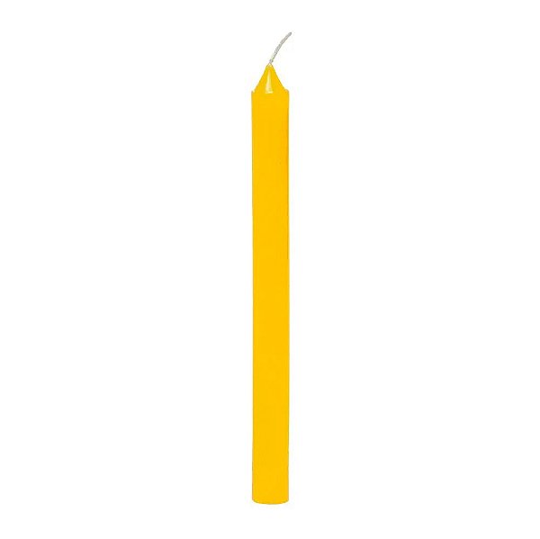 Vela Grande 12H De Parafina Unidade Amarelo