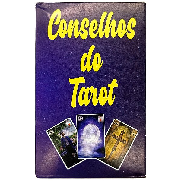 Baralho Tarô Conselhos Do Tarot Com 36 Cartas + Manual