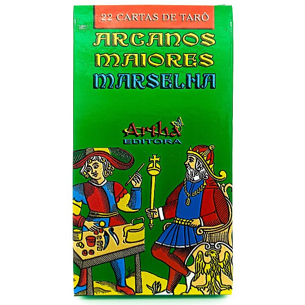 Tarot Arcanos Maiores Marselha 22 Cartas Plasticas + Manual