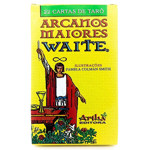 Tarot Arcanos Maiores Waite Com 22 Cartas Plasticas + Manual