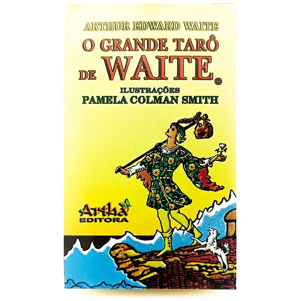 Baralho O Grande Tarô De Waite Com 78 Cartas Plast + Manual