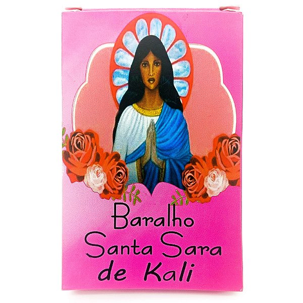 Baralho Tarot Santa Sarah Khali Com 36 Cartas + Manual