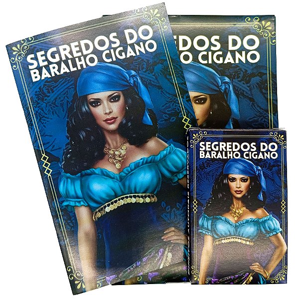 Box Tarot Segredos Do Baralho Cigano 36 Cartas + Manual