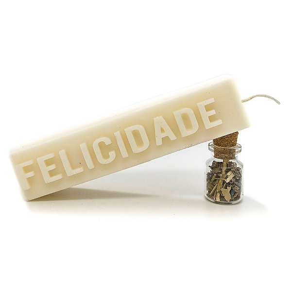 Vela De Intenção Especial Presenteavel Felicidade