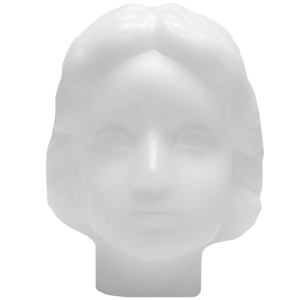 Vela De Magia Cabeça Feminina Branco