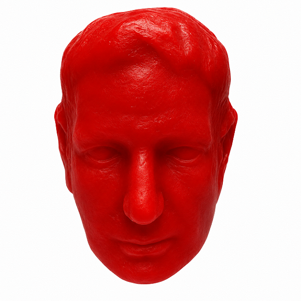 Vela De Magia Cabeça Masculina Vermelho