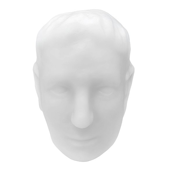 Vela De Magia Cabeça Masculina Branco