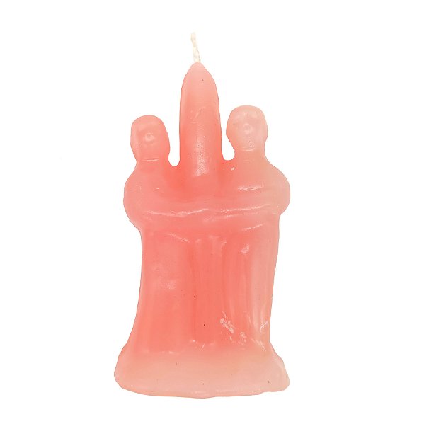 Vela De Magia União De Casal Rosa