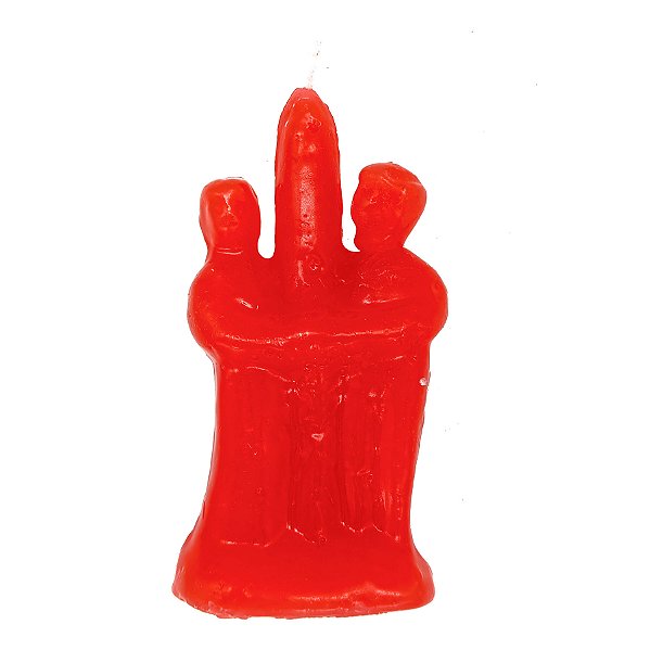 Vela De Magia União De Casal Vermelho