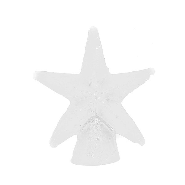 Vela De Magia Estrela Cinco Pontas Branco