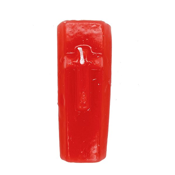 Vela De Magia Caixão Vermelho