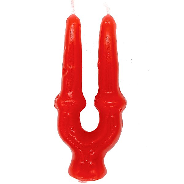 Vela De Magia Amarração Vermelho