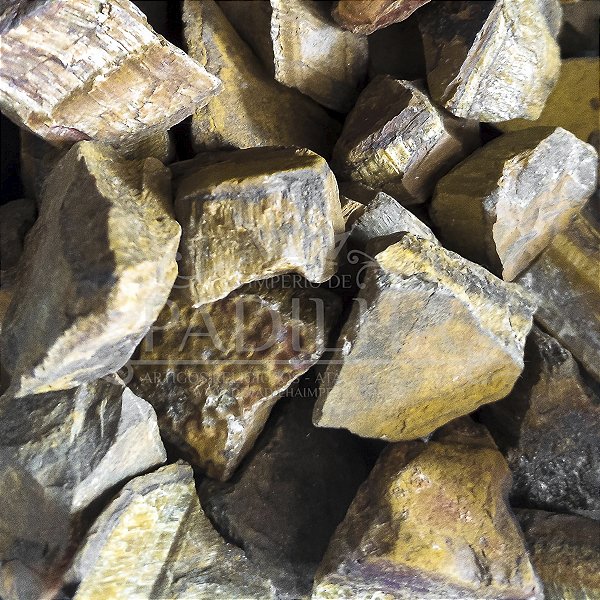 Pedra Olho de Tigre Bruto Grande Unidade