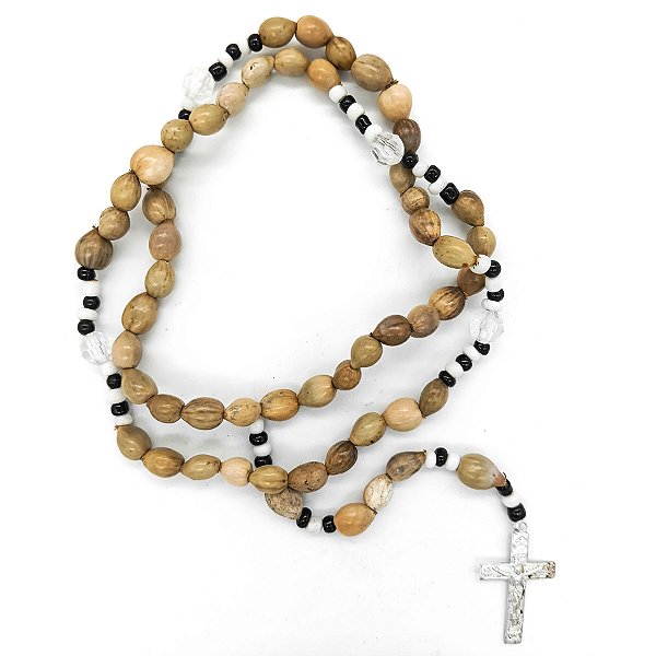 Rosário Terço Santo 5 Mistérios C/ Cruz Lagrimas E Missangas