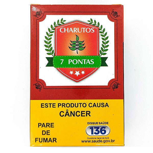 Charuto Curto Pequeno 7 Pontas Para Ebó Caixa 10Un